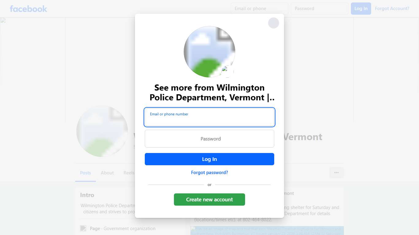 Wilmington Police Department, Vermont Wilmington VT Facebook
